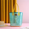 thumbnail image 5 of TanSiDing Large Capacity Transparent Beach Bag, Jelly Tote for Women, PVC Swimming Shoulder Bag, Shopping Holdall for Travel, Weekend, Outing, 5 of 9