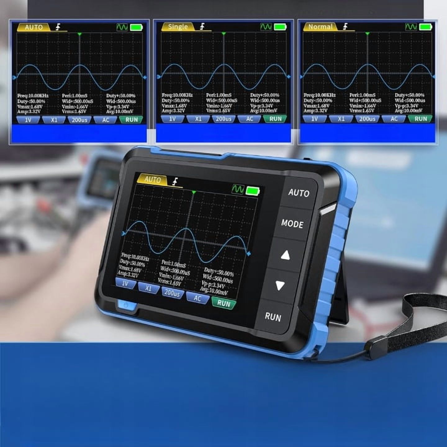 DSO153 Digital Oscilloscope 2 in 1 Multi-function Portable Mini Signal Generator 1M Bandwidth