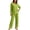 A-Green, variant on MaFYtyTPR Women's 2 Piece Sleepwear Set Long Sleeve Crewneck Top and Elastic Waist Lounge Pants Soft Loungewear for Fall Winter Daily A-Pink XXL