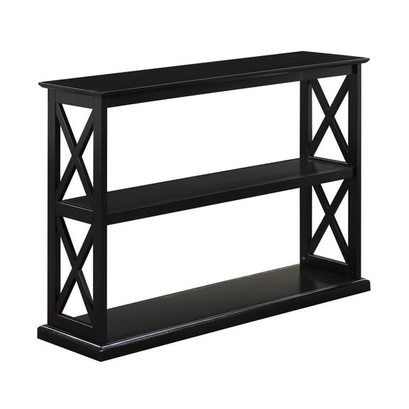 Convenience Concepts Coventry Console Table with Shelves, Black