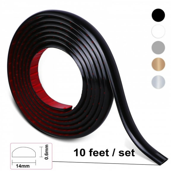 1 Roll Wall Sealing Tape Strip Peel&Stick Wall Tile Trim 3m Edging Trim Liner Flexible Molding for Tile Edge Floor Backsplash