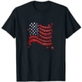 thumbnail image 5 of Levmjia Womens Top Printed T-Shirt Short Sleeve Round Neck Casual Fashion Independence Day Comfortable Pullover Tee Daily Wear, 5 of 5