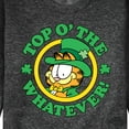thumbnail image 3 of Garfield - Top O The Whatever  - Men's Crew Neck Fleece Pullover, 3 of 5