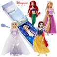 thumbnail image 2 of Disney Anime Frozen 2 nuevos juguetes de muñecas de princesa Elsa y Anna con accesorios juegos de Olfa muñecas de colección para niñas regalo para niños con caja Gao Jinjia  LED, 2 of 2