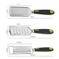 thumbnail image 4 of 4PCS Cheese Grater Set Handheld Food Grater Lemon Zester with Cleaning Brush, 4 of 10