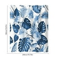 thumbnail image 2 of Shower Curtain Polyester Waterproof with Stereoscopic Tropical Leaf & Flower Print - Water-Repellent Bathroom Curtain with Hooks, Easy Care, 2 of 6