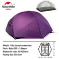 thumbnail image 3 of Tienda de campaña Naturehike Mongar 2 para 2 personas, ultraliviana, de 20 D, impermeable, para senderismo, supervivencia, acampada al aire libre, 3 of 5