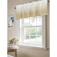 thumbnail image 6 of Valances for Windows Farm Yellow Rod Pocket Cafe Window Treatments Valance Curtains for Kitchen Bathroom Laundry Basement Windows 60"x14", 6 of 9