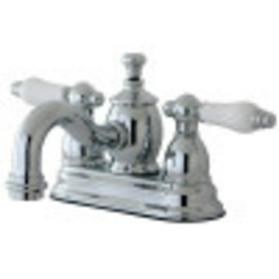 Kingston Brass KS7101PL 4 in. Centerset Bathroom Faucet, Polished Chrome