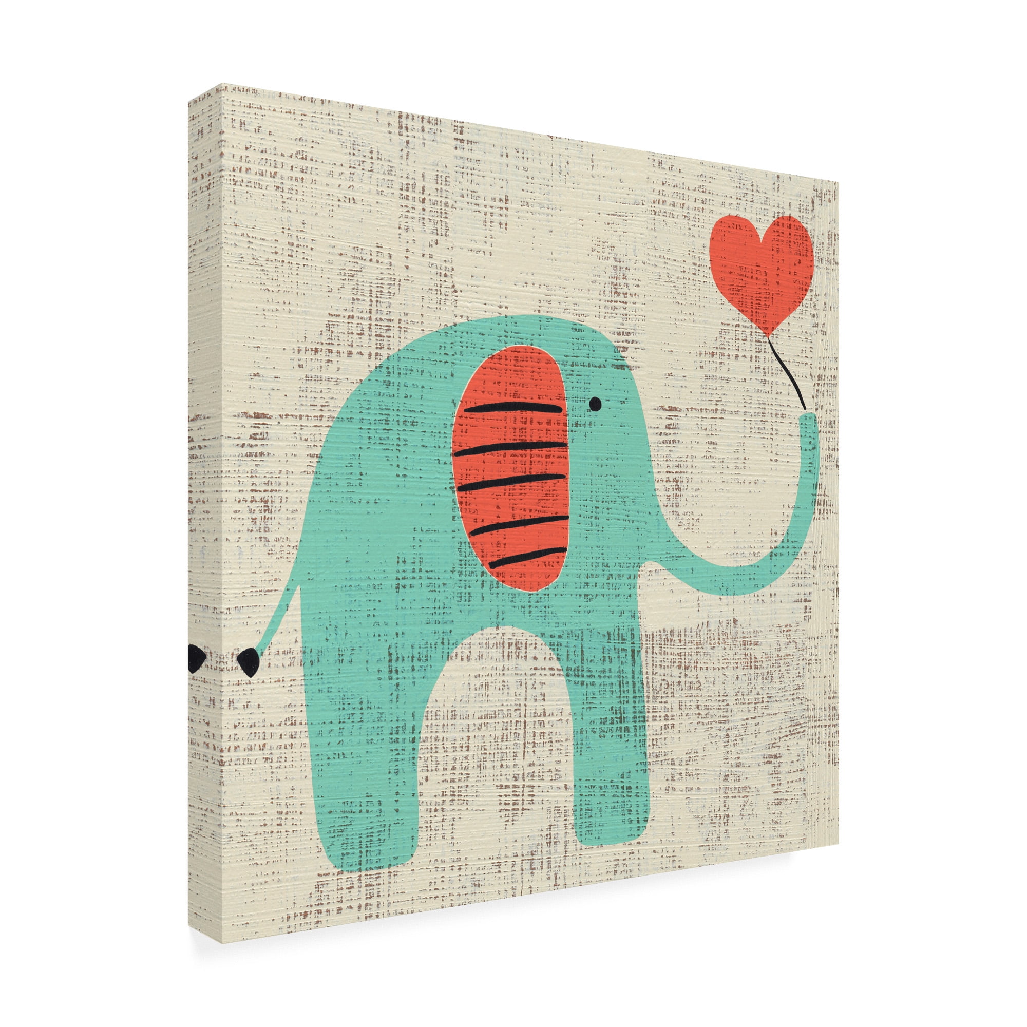 Trademark Fine Art 'Adas Elephant' Canvas Art by Chariklia Zarris