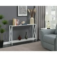 thumbnail image 4 of Convenience Concepts Tucson Console Table in White Wood Finish and Metal Frame, 4 of 4