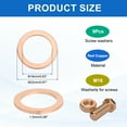thumbnail image 2 of 9 Pcs Rondelle Plate, 16mm ID, 22mm OD, 1.5mm d'Épaisseur pour Boulons Vis Machines, 2 of 6