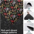 thumbnail image 3 of Red Mushroom Fern Black Pattern Kitchen Rugs Sets Of 3,Kitchen Runner Rugs Non Skid Washable,Decorative Kitchen Floor Mats for Kitchen,Sink,Laundry,17"x30"+ 17"x47" + 17"x59", 3 of 6