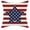 B style, variant on Independence Day Pillow, Patriotic Red White Blue Throw Pillow for Couch Bed, American Flag Decorative Pillow for Living Room Patio.