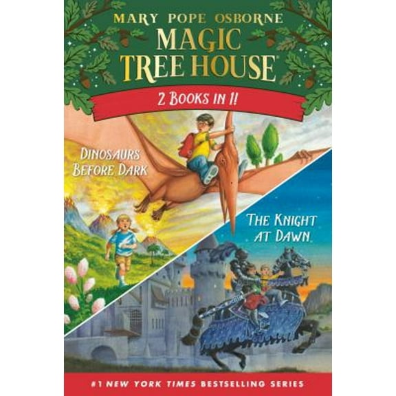 Pre-Owned Magic Tree House 2-In-1 Bindup: Dinosaurs Before Dark/The Knight at Dawn (Paperback) 0593901541 9780593901540