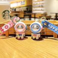 thumbnail image 3 of Men Women Super Cute Astronaut Panda Pendant Key Chain Key Rings, 3 of 4