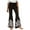 black, variant on INC Womens Black Printed Flare Leg Pants Size: 12