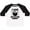 Baseball White and Black, variant on Inktastic I Love My Bearded Daddy with Beard Silhouette Boys or Girls Toddler T-Shirt