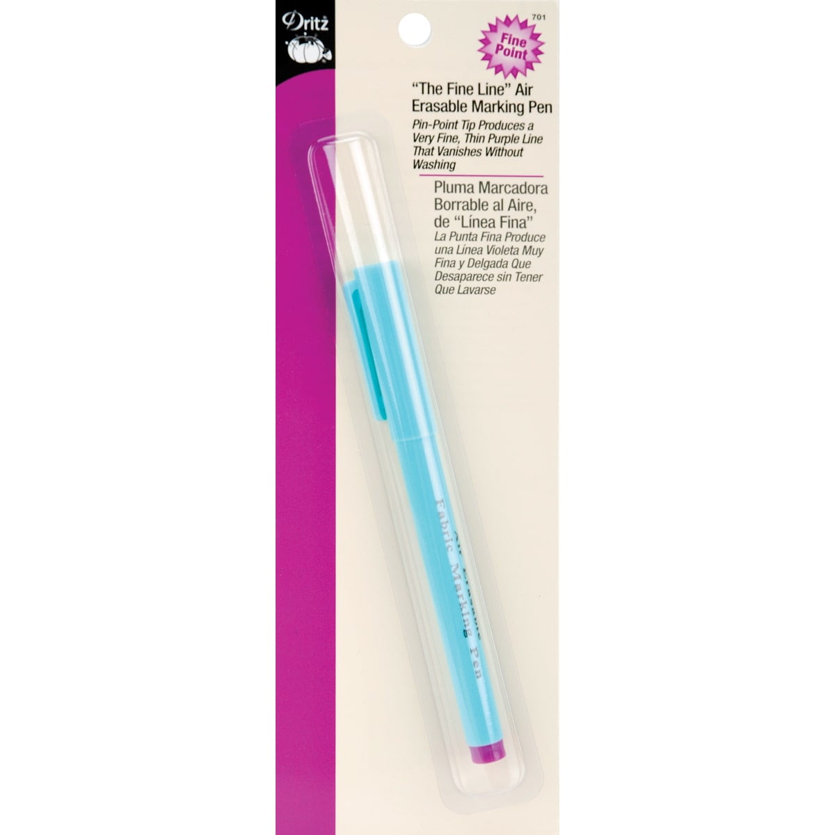 Air Erasable Marking Pen Fine Line, Purple