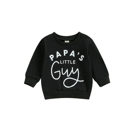 

Kids Baby Sweatshirt Letter Print Long Sleeve Pullovers Autumn Tops