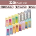 thumbnail image 2 of Mr. Pen- Sticky Tabs, 3200 Pcs, Colorful Book Tabs, Transparent Sticky Tabs for Books, 2 of 8