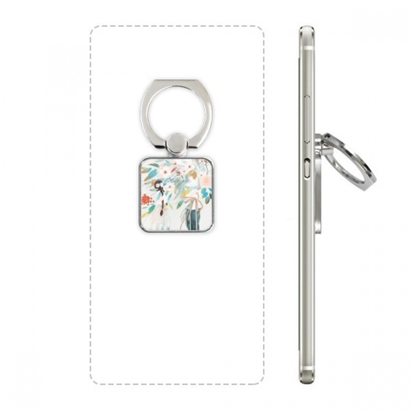 boygirl chinese classical style illustrator square cell ph stand holder bracket universal support