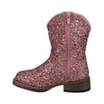 thumbnail image 3 of Roper Girls Glitter Galore Square Toe Cowboy   Ankle Boots, 3 of 5
