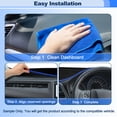 thumbnail image 7 of Dashboard Cover for Honda Civic 2022 2023 2024 2025 2026 Interior Polyester Dash Cover Mat Pad Carpet Non-Slip Dashboard Protector Sunshine UV & Heat Resistant Black, 7 of 7
