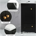 thumbnail image 6 of JERFIT 48 inch Modern Black Bathroom Vanity with Sink, Soft Close Sliding Doors & Drawers for Ample Storage Space, 6 of 9