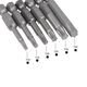 thumbnail image 2 of Unique Bargains Juego de puntas de destornillador Torx magnéticas de 1/4" de vástago hexagonal de 2" de longitud T10-T40 Acero S2 6 piezas, 2 of 5