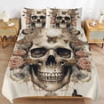 thumbnail image 2 of Gothic Skull Lover Bedding Sets Twin Duvet Cover 3 Piece Cute Bed Set for Boys Girls Kid, 2 of 6