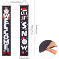 thumbnail image 7 of MERRY Christmas Banner, Christmas Decorations Front Porch, Outdoor Inside Door Garage Sign, 7 of 7
