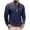 ZA-Navy men tops, variant on DIOAZUD Waffle Long Sleeve Henley Shirts for Men Solid Color Button Tops Lightweight Casual Regular Fit Tshirts for Workout