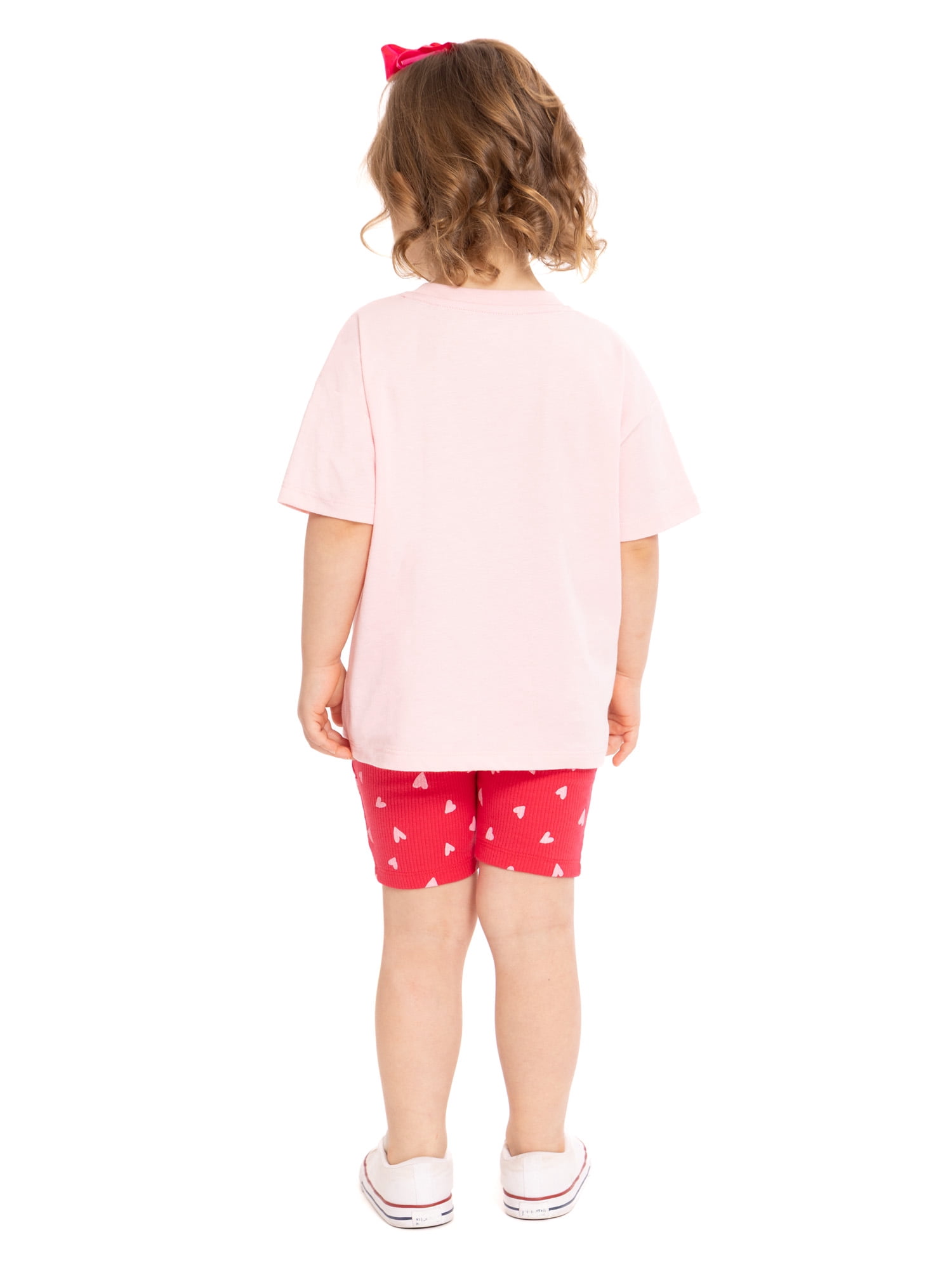 The Aristocats Marie Toddler Girls Graphic Tee and Biker Shorts Set, 2-Piece, Sizes 12M-5T