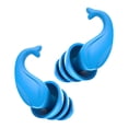 thumbnail image 1 of MERIGLARE Waterproof Swimming Ear Plugs Hearing Protection for Studying Diving Working Blue, 1 of 9