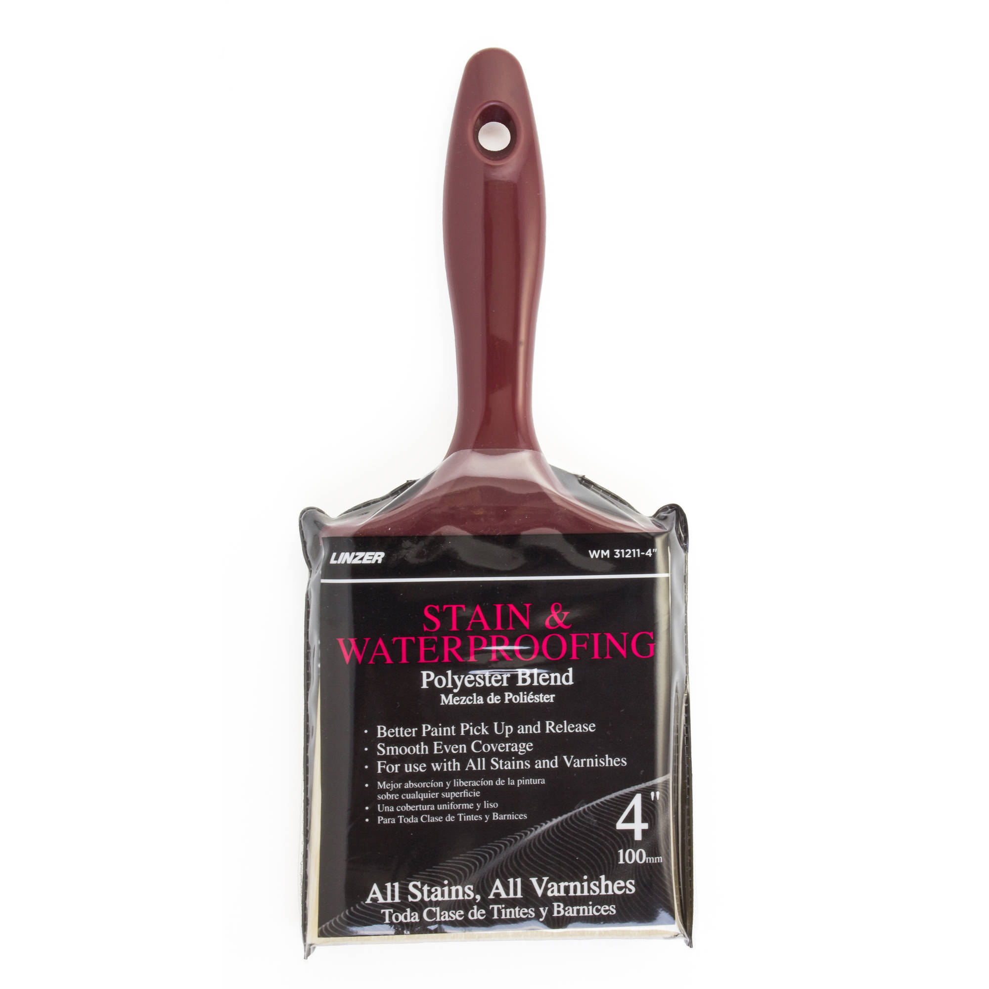 Linzer Better 4" Stain & Waterproofing Flat Brush