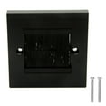 thumbnail image 4 of 86 Type Black Electrical Cover Panel Socket Brush Wall Plate Cable Pass Through Dustproof Brush, 4 of 6