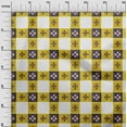thumbnail image 2 of oneOone Polyester Lycra Fabric Check Ikat Print Fabric BTY 56 Inch Wide, 2 of 4