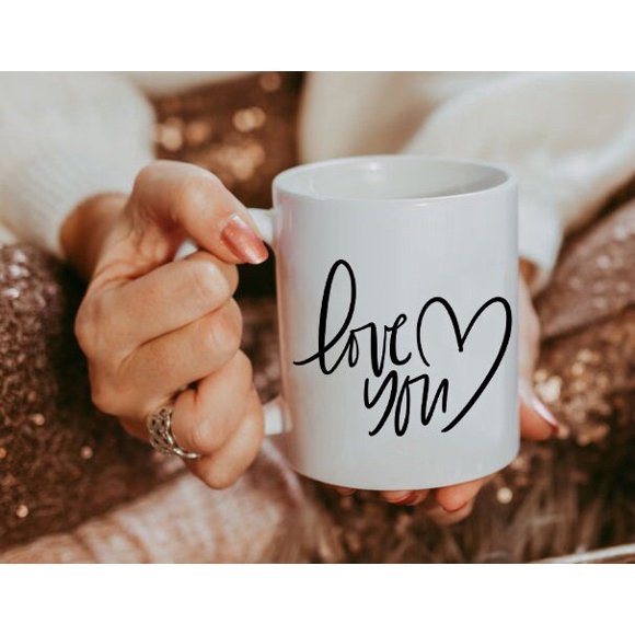 Love you Mug, Love You Coffee Mug, Couple Mug, Anniversary Gift Idea, Valentine Gift, Couple Gift, Love you mug, proposal mug, gift idea