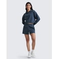 thumbnail image 3 of CRZ YOGA SoftAura Sweat Shorts for Women 4" High Waisted Casual Lounge Athletic with Pockets, 3 of 4