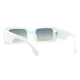 thumbnail image 3 of Women's Sunglasses Retro Designer Fashion Rectangle Frame UV400 White, 3 of 4