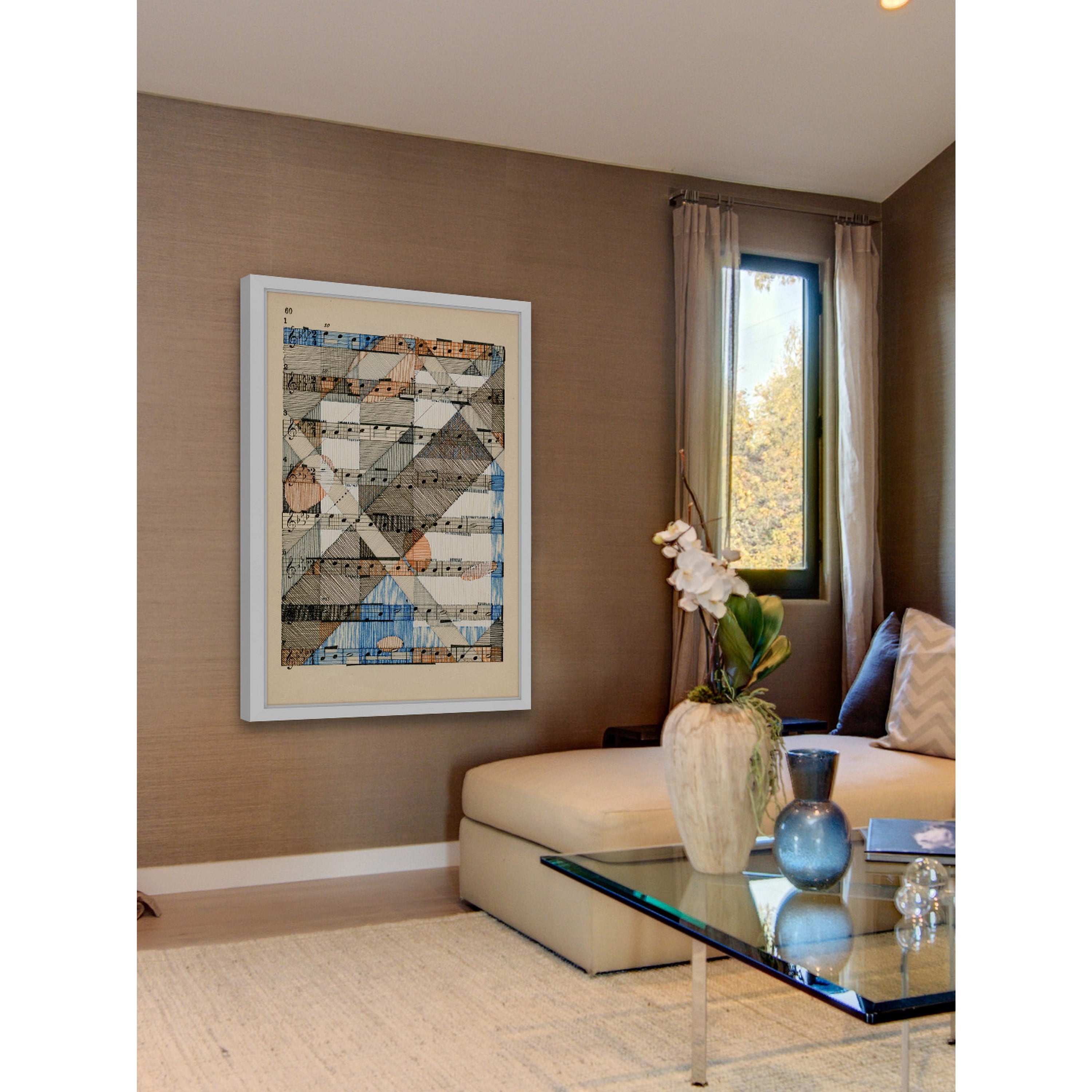 Marmont Hill "Music in Motion" by Nikki Galapon Framed Painting Print