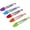 Purple, Red, Blue, Green, and Orange, variant on PETGLE 7 Inch Small Kitchen Tongs with Silicone Tips, Mini Serving Food Tongs Stainless Steel for Salad, Grilling, Frying and Cooking, 5 Pieces