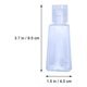 thumbnail image 2 of unbranded 40Ud Botella Dispensadora Reutilizable Para Cosméticos Transparente Para Uso En Exteriores, 2 of 8