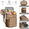 thumbnail image 5 of Travel Cooler Bag - Boston Terrier and Flower Camping Beer Cooler Backpack with Bottle Opener- Waterproof Insulated Picnic Backpacks - Cooler Bag for Beach, 5 of 6