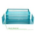 thumbnail image 6 of Mind Reader Desktop Organizer, File Storage, Paper Tray, Workspace, Office, Metal, Turquoise, 6 of 8