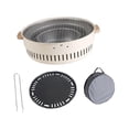 thumbnail image 3 of oshhni Grill Camping Cooker Furnace Outdoor Grill for Beach Outdoor Indoor with Storage Bag, 3 of 9