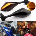 thumbnail image 2 of Newway Led With Lamp Rearview Mirror Rear View Accessories Motorcycle Modification Car Mirror Compatible With Honda Cbf Honda Cbr, 2 of 5