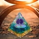 thumbnail image 4 of Pirámide de orgonita Piedra de cristal natural Energía de orgonita Reúne riqueza Prosperidad Hugtrwg  Para estrenar, 4 of 8