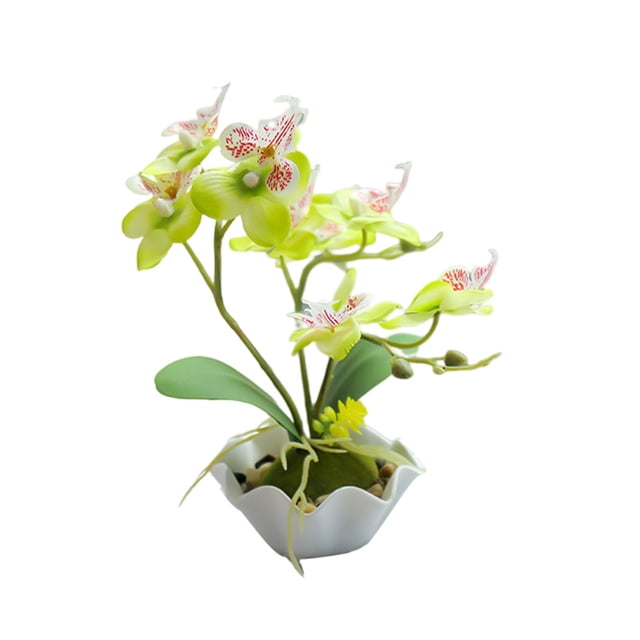 Yuarrent Reemplazo de plantas falsas, simulación decorativa colorida, hogar, oficina, café, casa, decoración de macetas artificiales, ornamento Decoración Verde Yuarrent HA084191-02